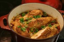 Chicken and Chorizo Rice Bake