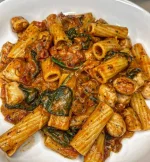 Tomato and Mascarpone Sausage Pasta