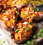 Thai Sweet Potato Skins