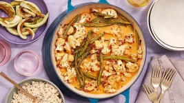 Cauliflower Red Thai Curry