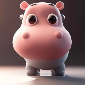 Pixar style 3D render of a baby hippo trending in artstation (1).jpg
