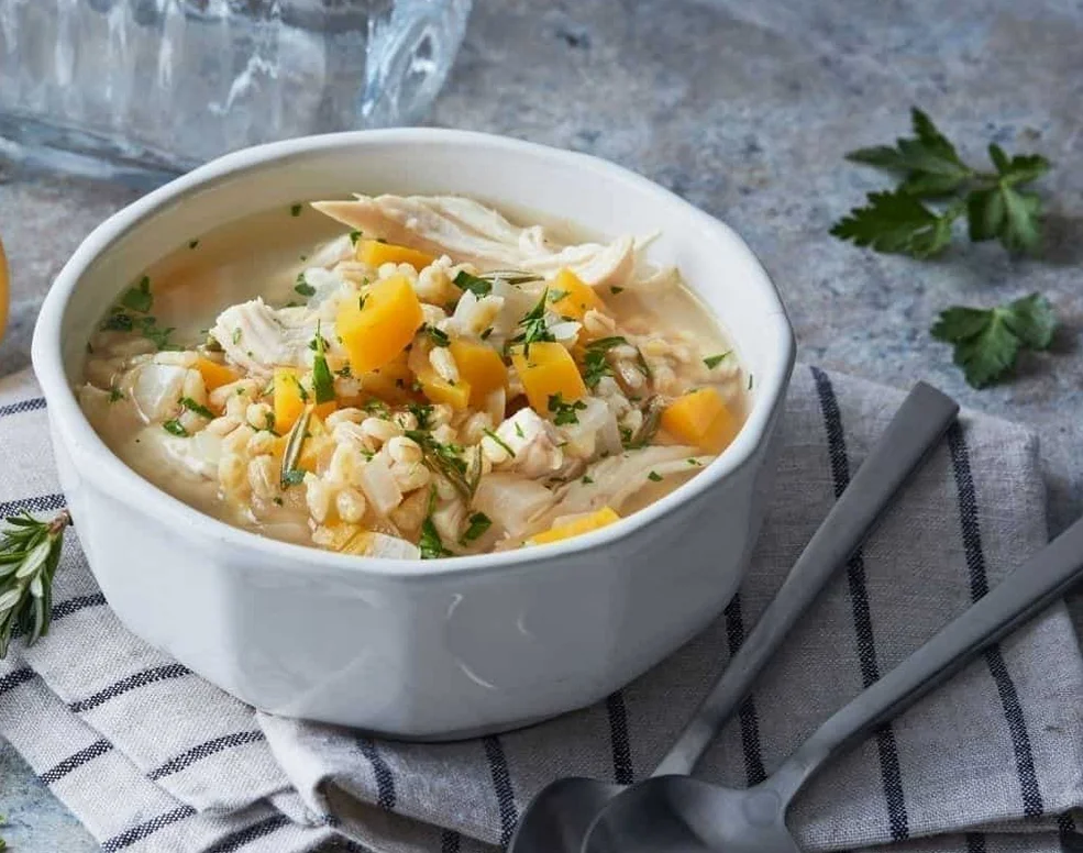 'Chicken and Barley Soup (Slow Cooker)'