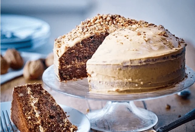 Coffee and walnut cake.webp